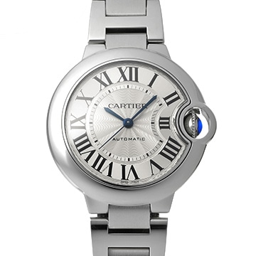 カルティエ バロンブルー ドゥ カルティエ 33mm W6920071 シルバー ユニセックス 時計 【中古】【wristwatch】