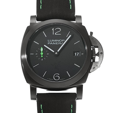 パネライ ルミノール クアランタ レーザー PAM01353 ブラック メンズ 時計 【中古】【wristwatch】