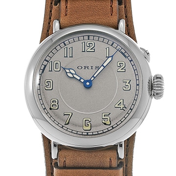 オリス ビッグ クラウン1917 リミテッドエディション 01 732 7736 4081-Set LS グレー メンズ 時計 【中古】【wristwatch】