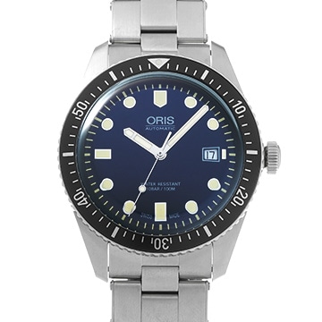 オリス ダイバーズ 65 65 733 7720 4055M ブルー メンズ 時計 【中古】【wristwatch】