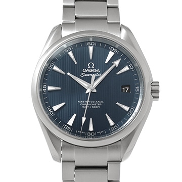 オメガ シーマスター アクアテラ マスターコーアクシャル 231.10.42.21.03.003 ブルー メンズ 時計 【中古】【wristwatch】