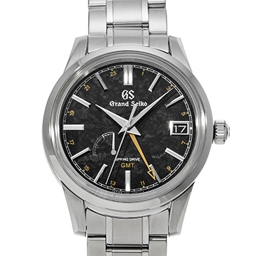 グランドセイコー 9Rスプリングドライブ GMT SBGE271 ブラック メンズ 時計 【中古】【wristwatch】