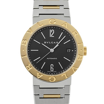 ブルガリ ブルガリブルガリ BB38SG ブラック メンズ 時計 【中古】【wristwatch】