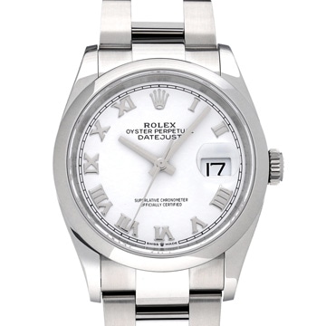 ロレックス デイトジャスト 36 126200 ホワイト メンズ 時計 【中古】【wristwatch】