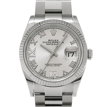 ロレックス デイトジャスト 36 126234 シルバー/ダイヤモンド メンズ 時計 【中古】【wristwatch】