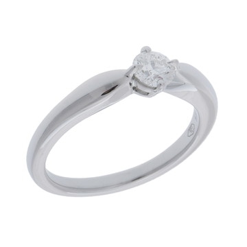 ブルガリ デディカータ ア ヴェネチア トルチェッロ リング 0.34ct シルバー 347348 Pt950プラチナ レディース ジュエリー 【中古】【jewelry】