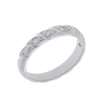 ショーメ トルサード リング シルバー Pt950プラチナ レディース ジュエリー 【中古】【jewelry】