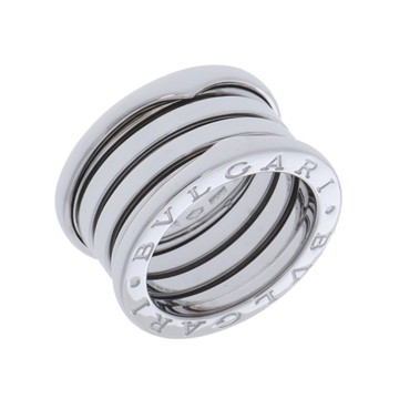 ブルガリ B.ZERO1リング #49 シルバー K18ホワイトゴールド WG レディース ジュエリー 【中古】【jewelry】