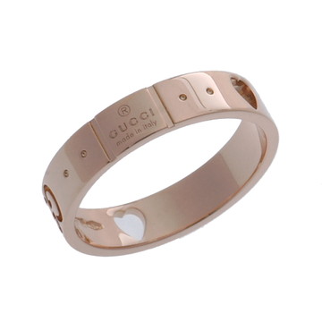 グッチ アイコンアモール リング ゴールド K18ピンクゴールド PG メンズ ジュエリー 【中古】【jewelry】