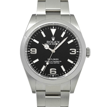 ロレックス エクスプローラー 214270 ブラック メンズ 時計 【中古】【wristwatch】