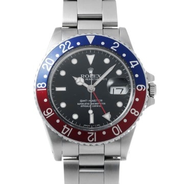 ロレックス GMTマスター 16750 ブラック メンズ 時計 【中古】【wristwatch】