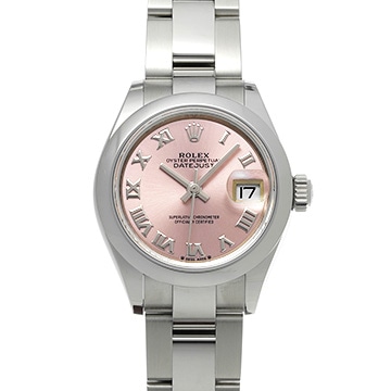 ロレックス デイトジャスト 28 279160 ピンク レディース 時計 【中古】【wristwatch】