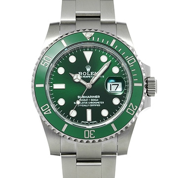 ロレックス サブマリーナ デイト 116610LV グリーン メンズ 時計 【中古】【wristwatch】