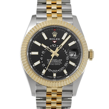 ロレックス スカイドゥエラー 336933 ブライトブラック メンズ 時計 【中古】【wristwatch】