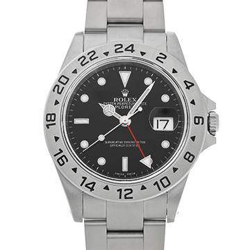 ロレックス エクスプローラーII 16570 ブラック メンズ 時計 【中古】【wristwatch】
