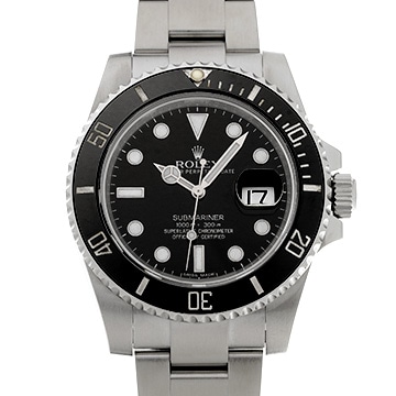 ロレックス サブマリーナ デイト 116610LN ブラック メンズ 時計 【中古】【wristwatch】