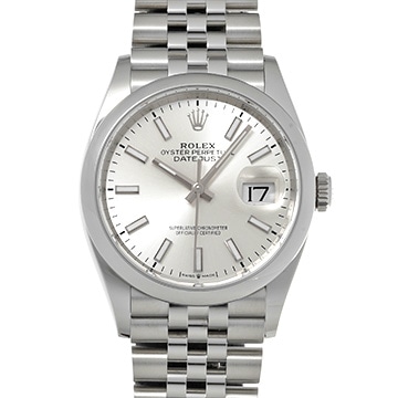 ロレックス デイトジャスト 36 126200 シルバー メンズ 時計 【中古】【wristwatch】