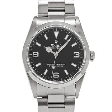 ロレックス エクスプローラー 14270 ブラック メンズ 時計 【中古】【wristwatch】