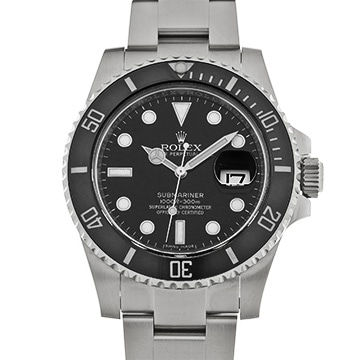 ロレックス サブマリーナ デイト 116610LN ブラック メンズ 時計 【中古】【wristwatch】