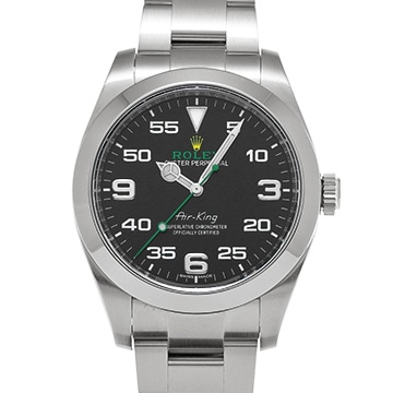 ロレックス エアキング 116900 ブラック メンズ 時計 【中古】【wristwatch】