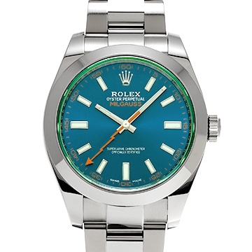ロレックス ミルガウス 116400GV ブラック メンズ 時計 【中古】【wristwatch】