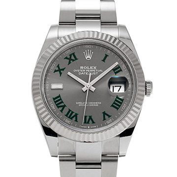 ロレックス デイトジャスト 41 126334 スレート メンズ 時計 【中古】【wristwatch】