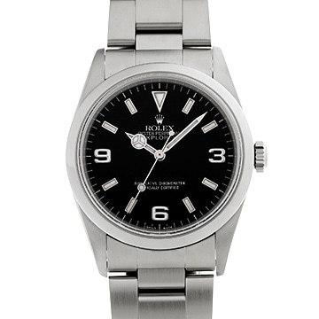 ロレックス エクスプローラー 14270 ブラック メンズ 時計 【中古】【wristwatch】