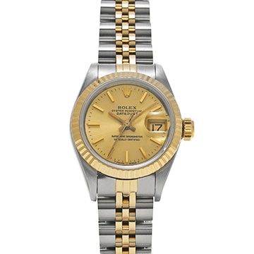 ロレックス デイトジャスト 69173 シャンパン レディース 時計 【中古】【wristwatch】