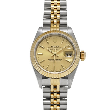 ロレックス デイトジャスト 26 79173 シャンパン レディース 時計 【中古】【wristwatch】