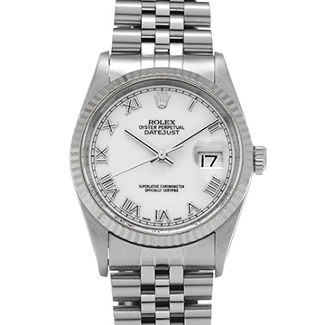 ロレックス デイトジャスト 16234 ホワイト メンズ 時計 【中古】【wristwatch】