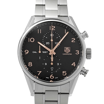 タグ ホイヤー カレラ キャリバー1887 クロノグラフ 43 mm CAR2014.BA0796 ブラック メンズ 時計 【中古】【wristwatch】