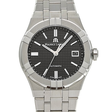 モーリス ラクロア アイコン オートマティック 39mm AI6007-SS002-330-1 ブラック メンズ 時計 【中古】【wristwatch】