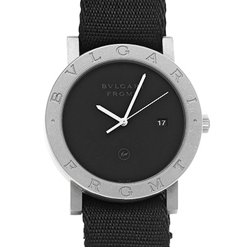 ブルガリ ブルガリブルガリ フラグメント BB41BSF ブラック メンズ 時計 【中古】【wristwatch】
