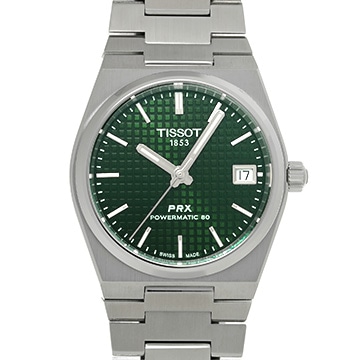 ティソ PRX 35mm T137.207.11.091.00 グリーン メンズ 時計 【中古】【wristwatch】