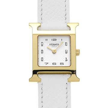 エルメス Hウォッチ HH1.201 ホワイト レディース 時計 【中古】【wristwatch】