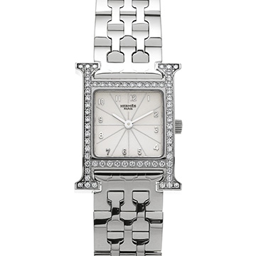 エルメス Hウォッチ HH1.230 アイボリー レディース 時計 【中古】【wristwatch】