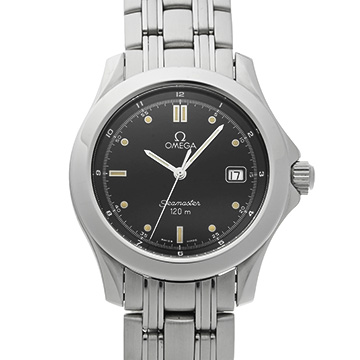オメガ シーマスター 120 クォーツ 2511.50 ブラック メンズ 時計 【中古】【wristwatch】