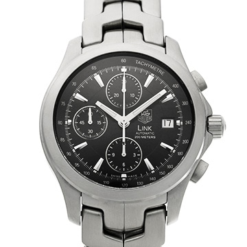 タグ ホイヤー リンク クロノグラフ CJF2110.BA0594 ブラック メンズ 時計 【中古】【wristwatch】