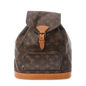 ルイ ヴィトン モノグラム モンスリ MM ブラウン M51136 モノグラムキャンバス レディース バッグ 【中古】【bag】