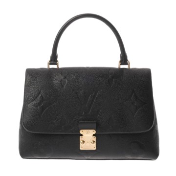 ルイ ヴィトン モノグラムアンプラント マドレーヌ MM ノワール M45976 レザー レディース バッグ 【中古】【bag】