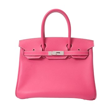 エルメス バーキン 30 キャンディ ローズティリアン/ルビー ヴォーエプソン レディース バッグ 【中古】【bag】