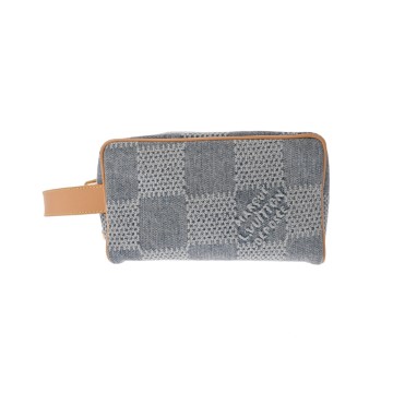 ルイ ヴィトン ダミエデニム ロッカードップキット ブルー N40753 デニム メンズ バッグ 【中古】【bag】