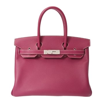 エルメス バーキン 30 キャンディ トスカ/ローズティリアン ヴォーエプソン レディース バッグ 【中古】【bag】