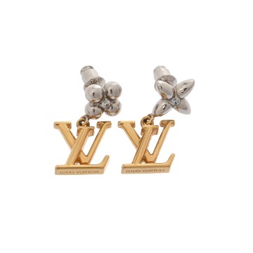 ルイ ヴィトン パンダントLV アイコニック ゴールド/シルバー M01287 メタル レディース ジュエリー 【中古】【jewelry】