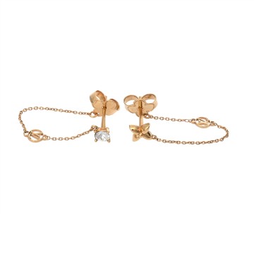 ルイ ヴィトン プティ ルイ ゴールド M00390 メタル/ラインストーン レディース ジュエリー 【中古】【jewelry】