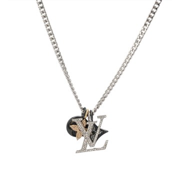 ルイ ヴィトン ペンダント LV インスティンクト ゴールド/シルバー M00522 メタル レディース ジュエリー 【中古】【jewelry】