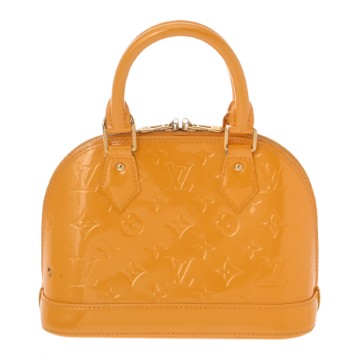 ルイ ヴィトン ヴェルニ アルマ BB ジョーヌパッション M91698 モノグラムヴェルニ レディース バッグ 【中古】【bag】