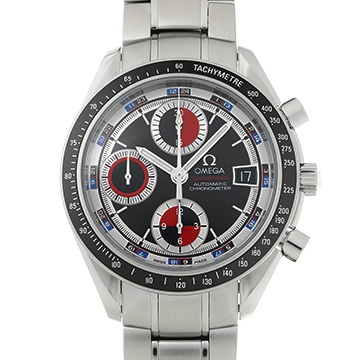 オメガ スピードマスター デイト 3210.52 ブラック/レッド メンズ 時計 【中古】【wristwatch】