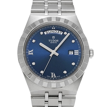 チューダー / チュードル ロイヤル 28600 ブルー/ダイヤモンド メンズ 時計 【中古】【wristwatch】