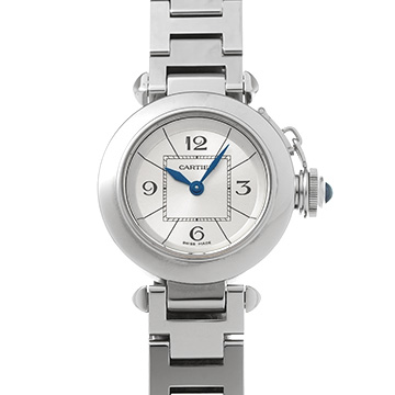 カルティエ ミスパシャ W3140007 シルバー レディース 時計 【中古】【wristwatch】